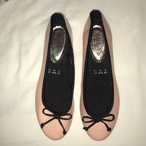 Baby pink flats